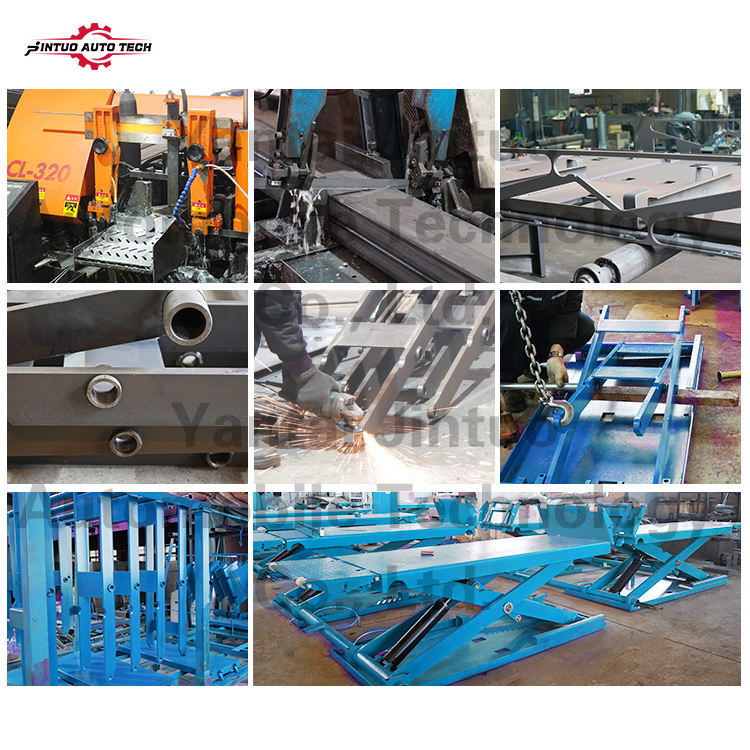 3t Automotive Hydraulic Scissor Elevator Vehicle Lifter Car Lift for Sale