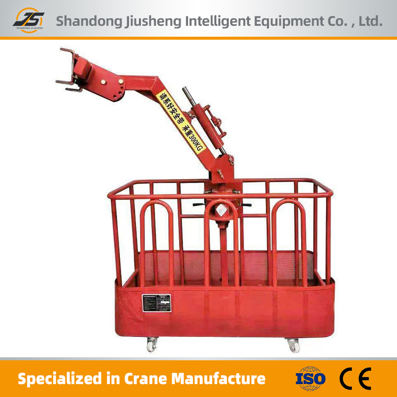 Portable Crane Man Basket 2-Person Capacity for Construction Site Lifting Personnel Platform