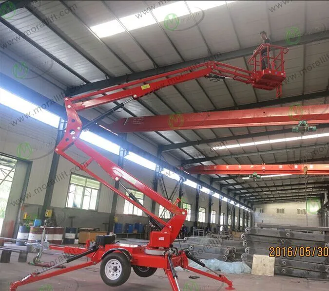 Trailer Mounted Articulated Boom Lift
