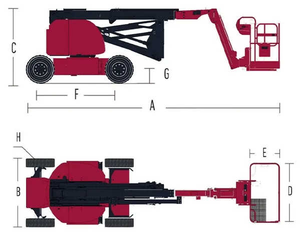 Articulated Boom Lift View 4