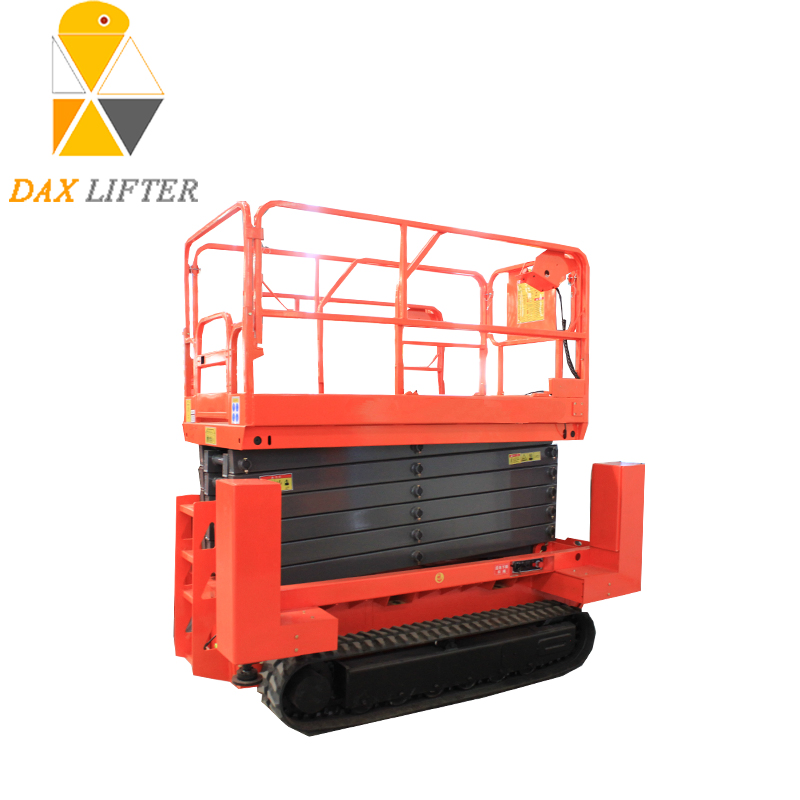Good Standard Rough Terrain Crawler Type Scissor Lift Table for Construction