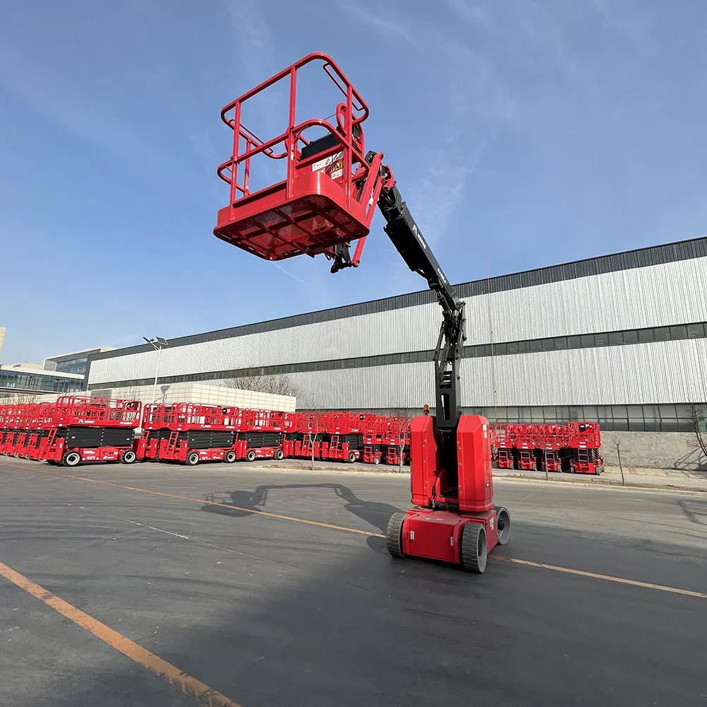 Indoor Electric Articulating Boom Lift Smooth Operation Low Noise