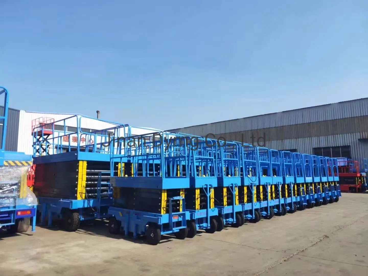 10m Rough Terrain Self Propelled Scissor Lift Track Mobile Work Platform Lift Tables Lift