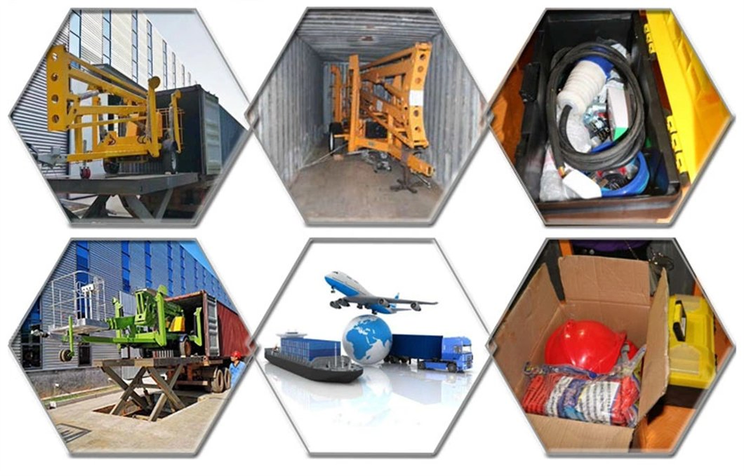 10m Vertical Aluminum Alloy Double Mast Lift for Outdoor Aerial Work