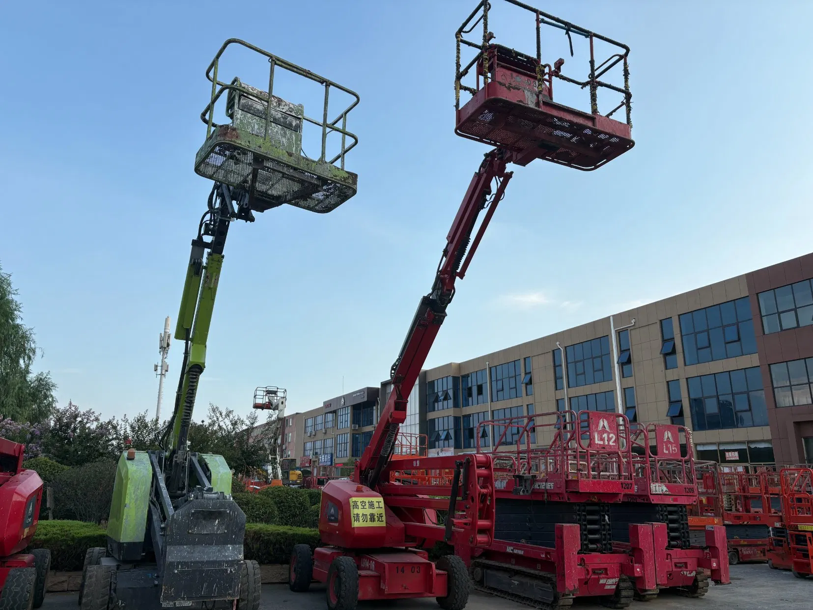 Used Boom Lift Hydraulic Lifts Platform Zoomlion 42m Telescopic Boom Lifts Zt42j