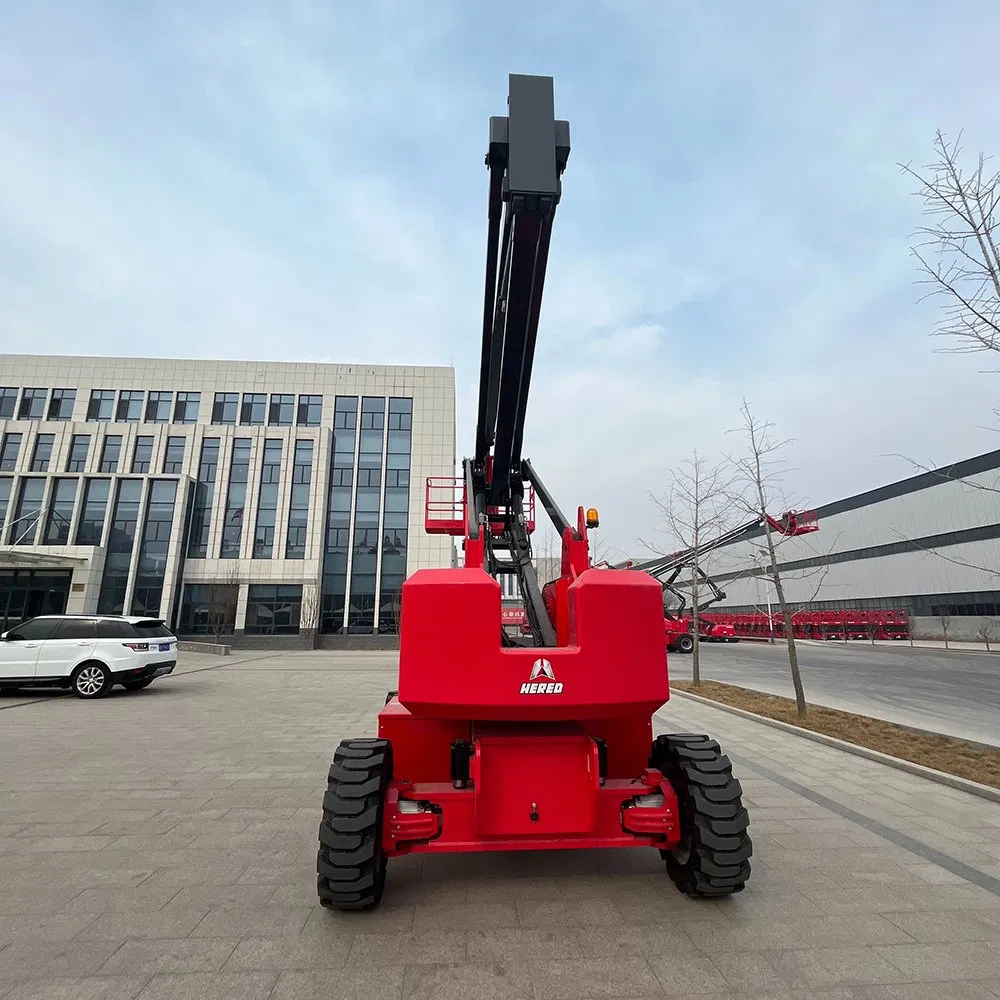 22m 25m Electric Self Propelled Articulated Boom Lift Cherry Picker Aerial Work Platform