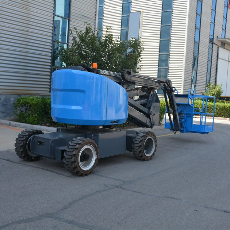 Vertical Mast Boom Lift Mobile Compact Lift with Single Mast and EPA