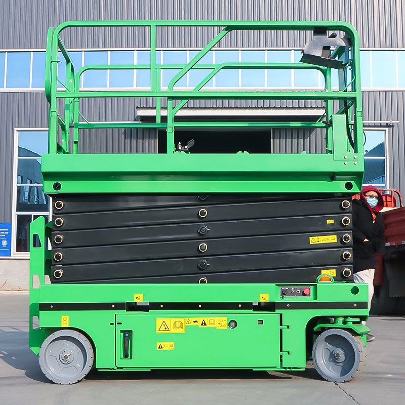Maneuverable 7.8m Max Working Height 230kg Capacity for Warehouse Tasks Electric Scissor Lift