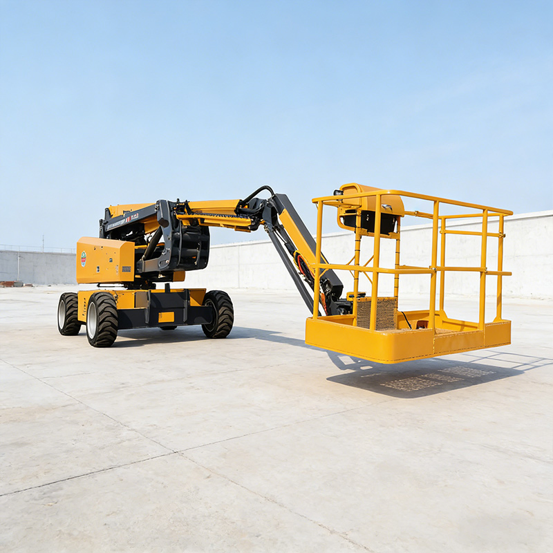 Self-Propelled Compact Aerial Work Platform for Urban Construction