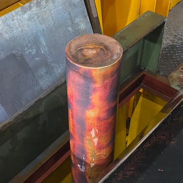 Vertical casting machine details