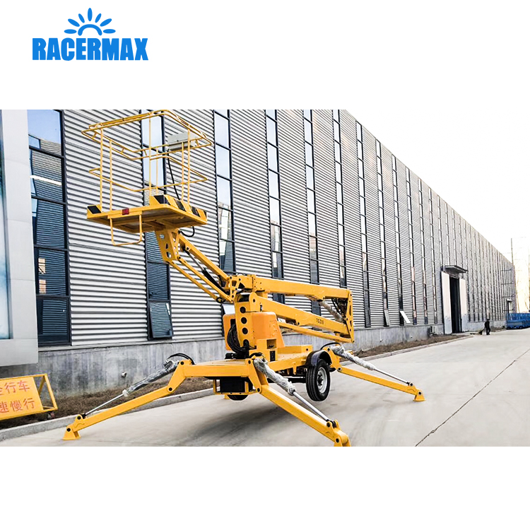 18m Height Trailer Mounted Articulated Boom Lift of High Quality Durable in Use