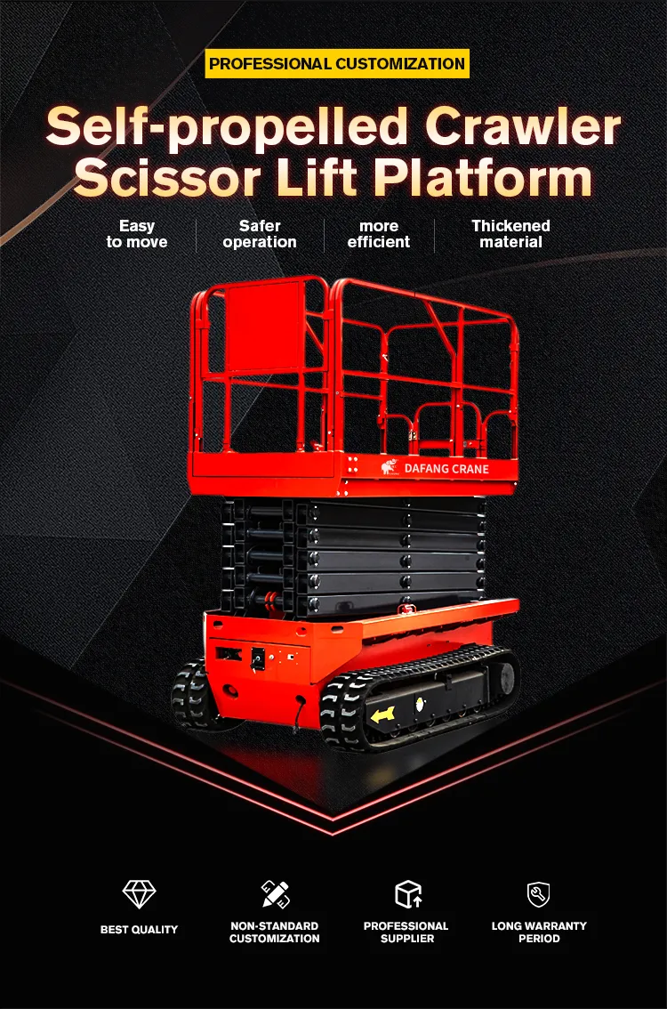 Crawler Tracked Scissor Lift 1