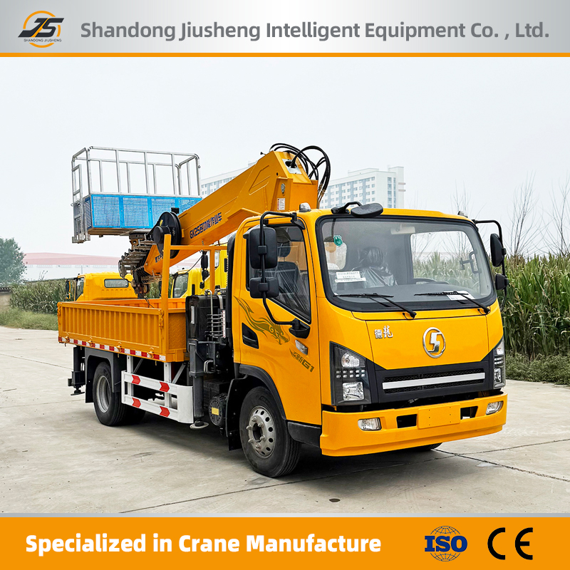 Outdoor Aerial Work Platform with 400kg Capacity Diesel-Powered High-Altitude Operation Truck
