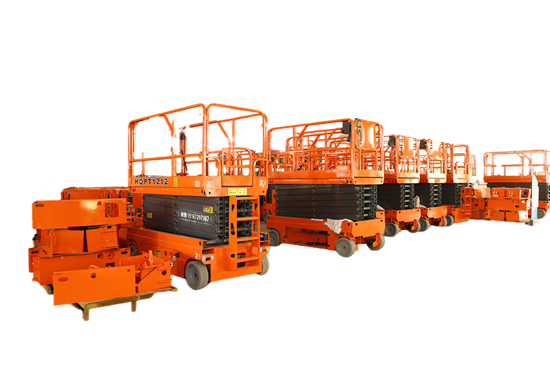 Compact Self-Propelled Hydraulic Scissor Lift for Warehouse Operations, Construction and Maintenance