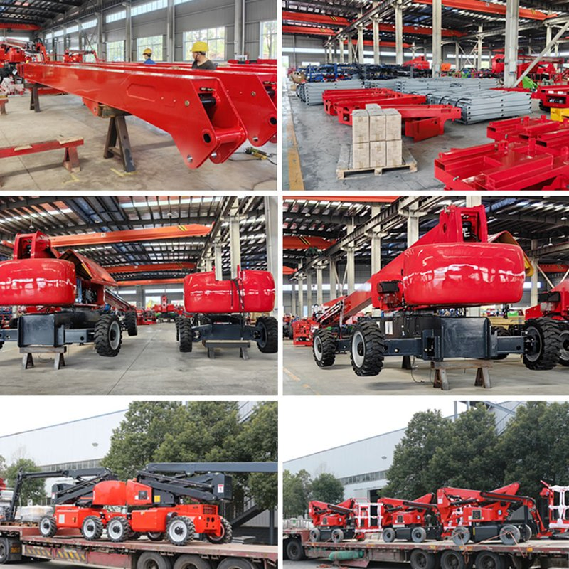 Man Lift Cherry Picker Electric Articulating Telescopic Boom Lift Diesel