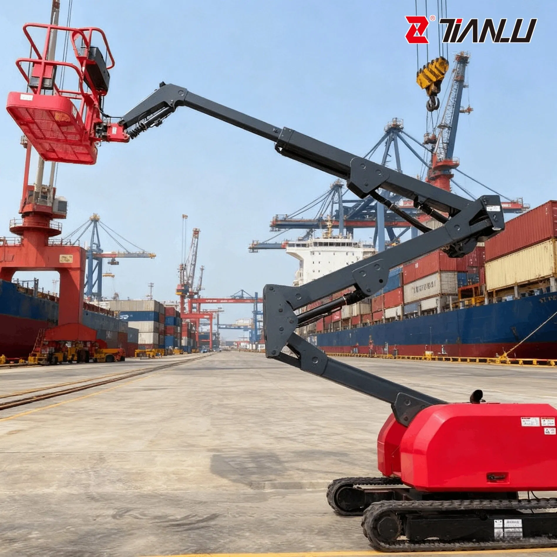 Outdoor Crawler Aerial Work Platform with Large Outreach