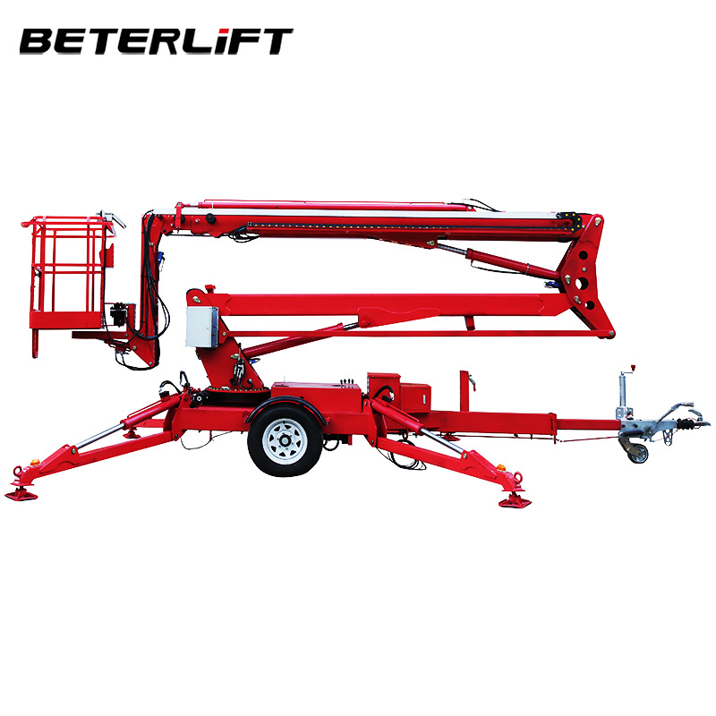 Professional High Quality Hydraulic Articulating Diesel Engine Towable on Promotion Lifting Height Boom Lifts