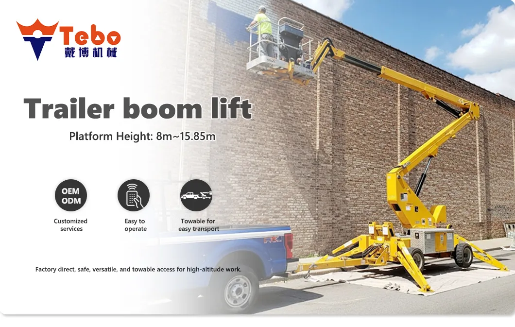 Trailer Mounted Boom Lift