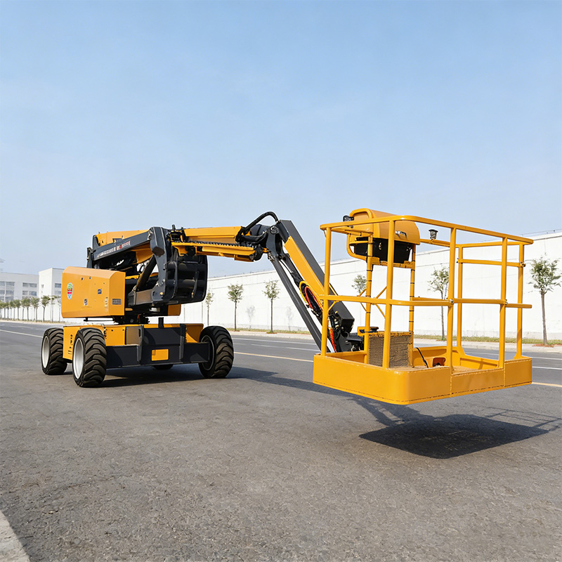 Self-Propelled Compact Aerial Work Platform for Urban Construction