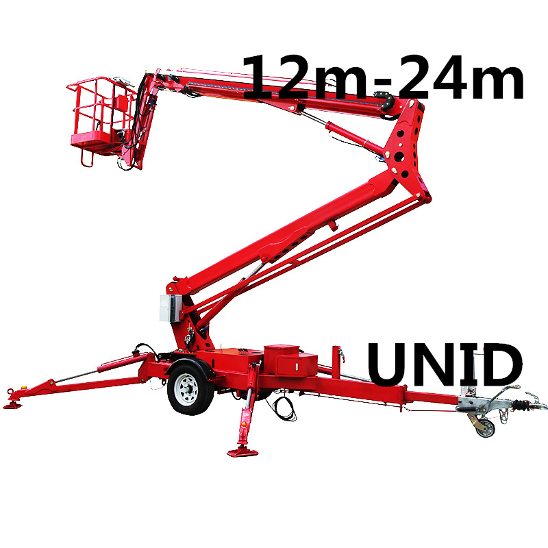 16m 18m 20m Articulating Boom Man Lift 12m 14m Tractor Trailer Boom Lift