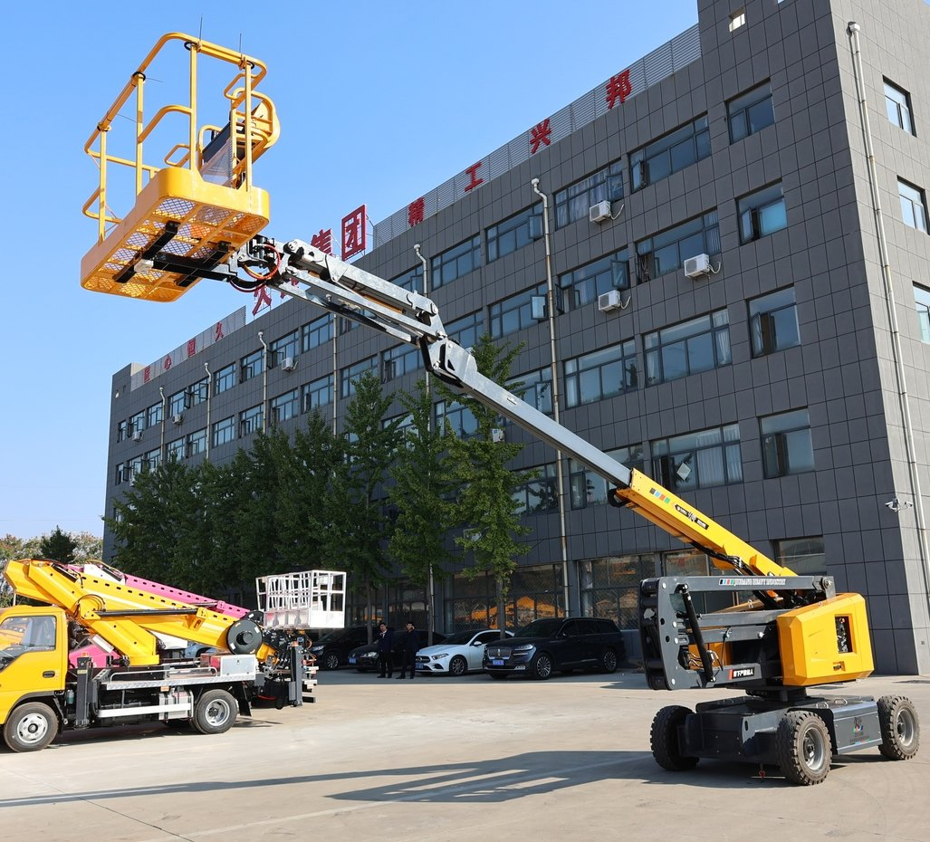 23m 28m Diesel Lithium Battery Boom Lift for Aerial Work