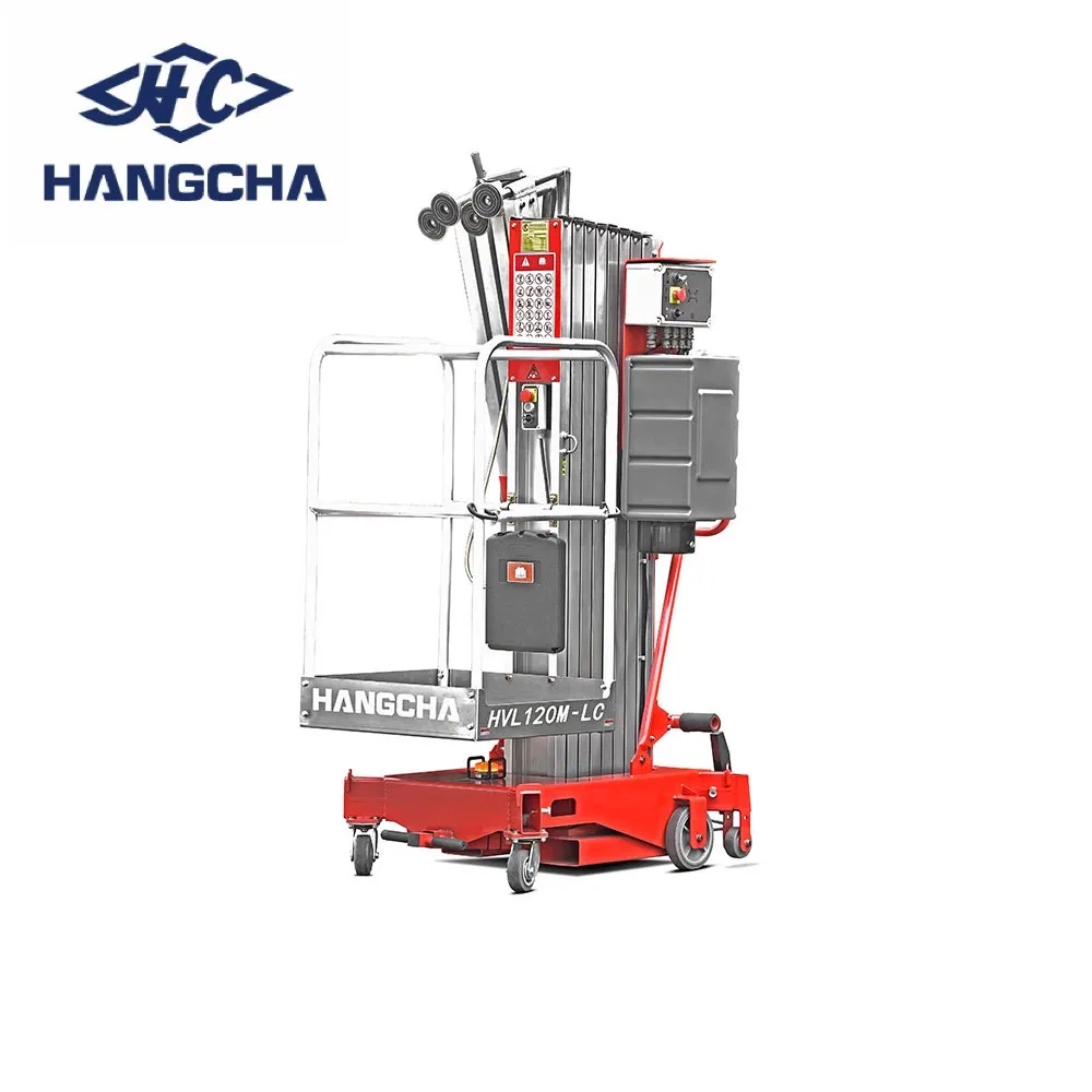 Hangcha Good Quality Push Around Vertical Lift with Single Mast