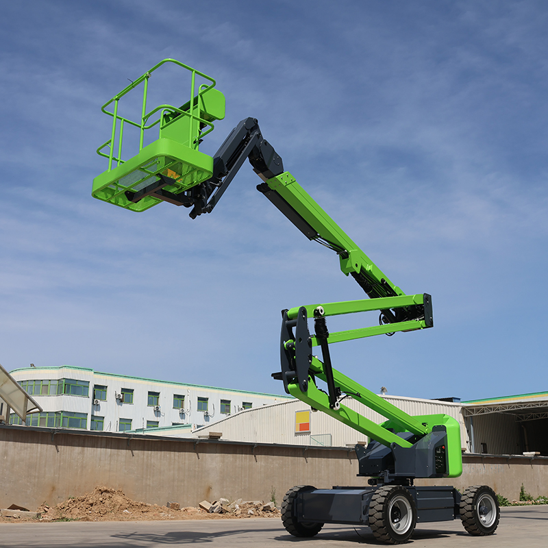 Hight Quality Cherry Picker Trailer Mounted Boom Lift with 14m-20m Working Height and Telescopic Articulated Boom Lift