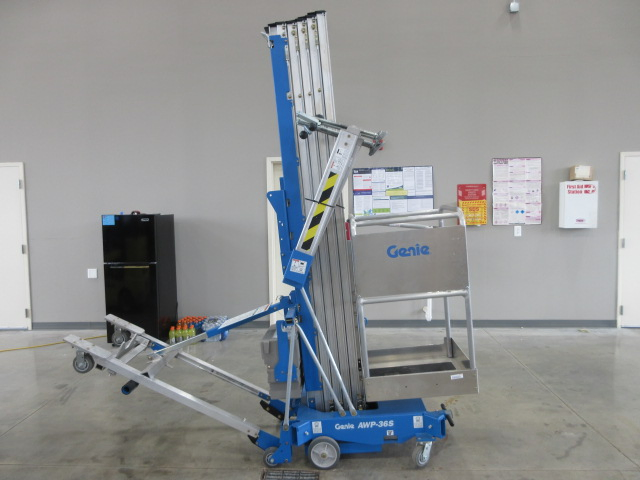 Pre-Owned Genie Awp-36s Aerial Work Platform – High Reach, Compact, and Versatile