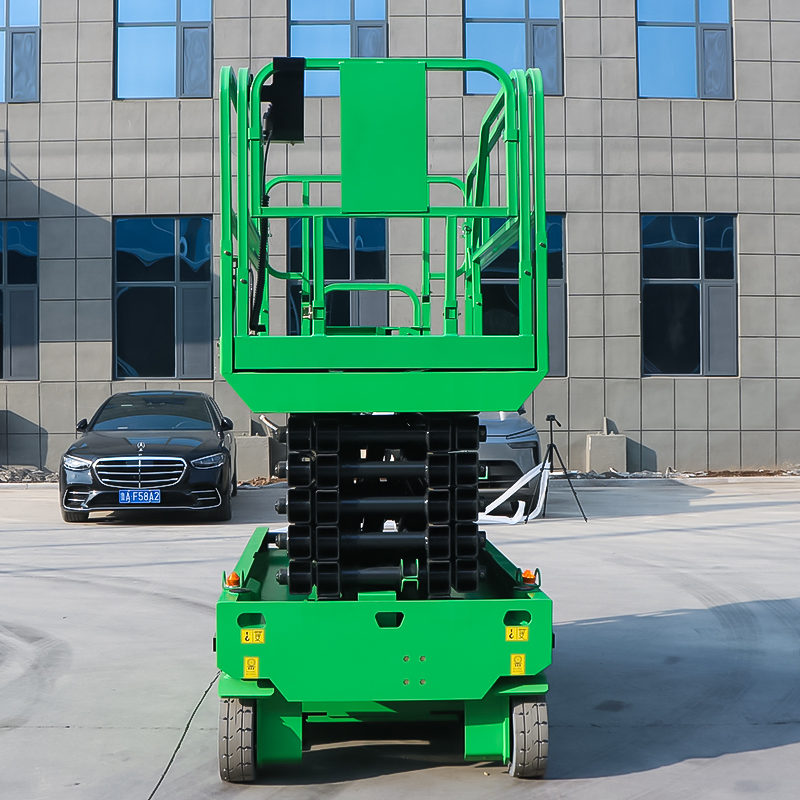 Maneuverable 7.8m Max Working Height 230kg Capacity for Warehouse Tasks Electric Scissor Lift