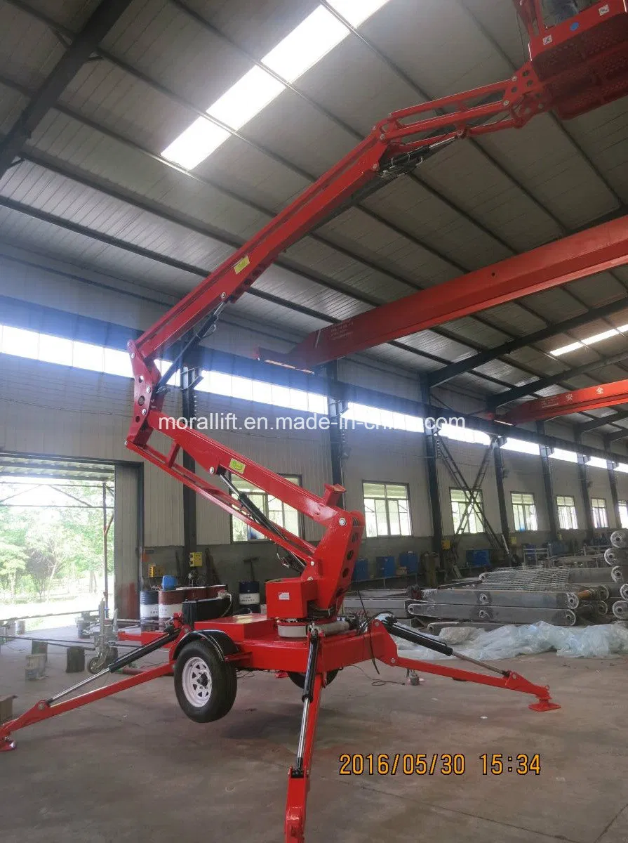 4-14m Working Level Trailer Mounted Articulated Boom Lift