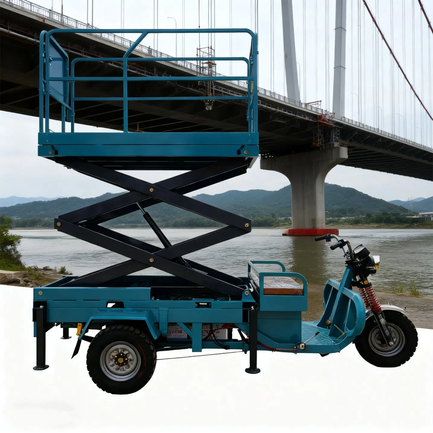 Vehicle Truck Mounted Scissor Hydraulic Lift Table Aerial Working Platform