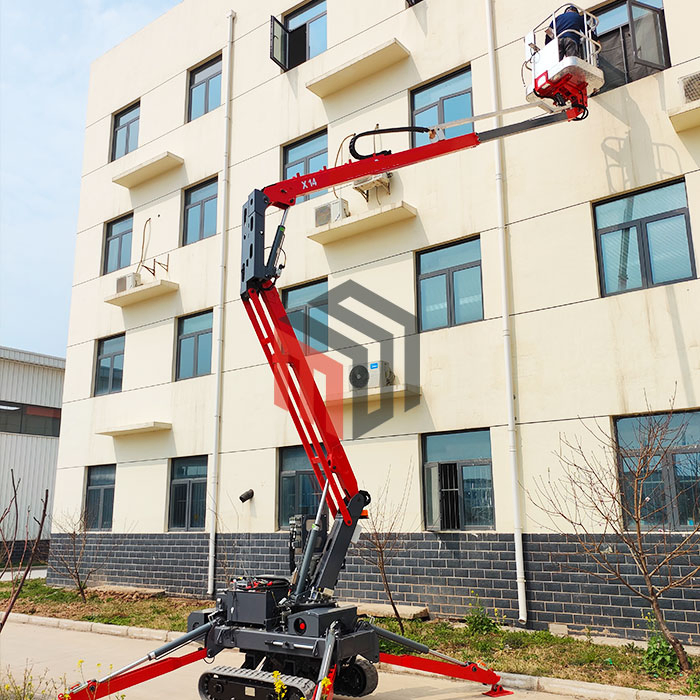 Free Shipping Self-Propelled Towable Mobile Tracked Crawler Spider Lifts Wheeled Hydraulic Diesel Electric Battery Aerial Work Telescopic Articulated Boom Lift