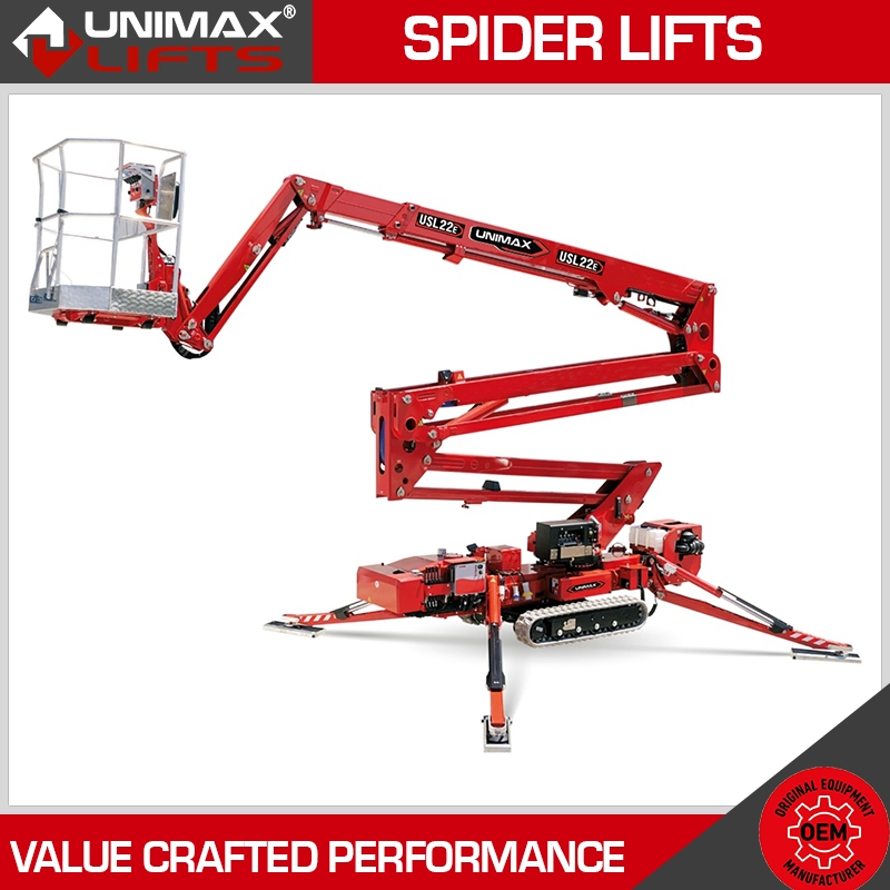 Diesel Jlg and Sinoboom High Reach Spider Models Jlg X20j Sinoboom Gtzz24 Spider Lift Near Me Spider Lifting Equipment Tree Cutting Lift Spider Machine
