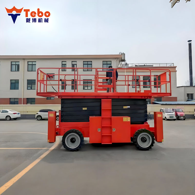 Diesel Scissor Aerial Work Platform with Heavy Duty Capacity for Outdoor Use