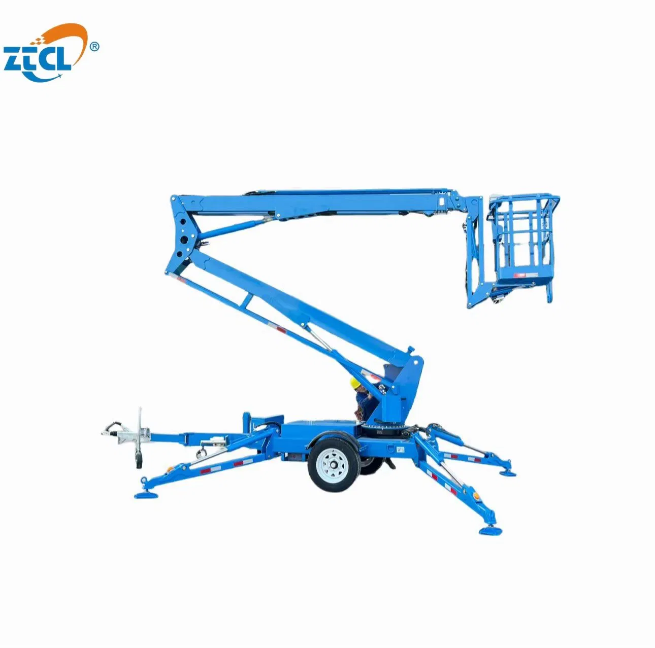 Ztcl 10-22m Electric Diesel Cherry Picker Towable Boom Lift Trailer-Mounted Boom Lift Spider Boom Lift Telescopic Boom Lift Articulated Boom Lift
