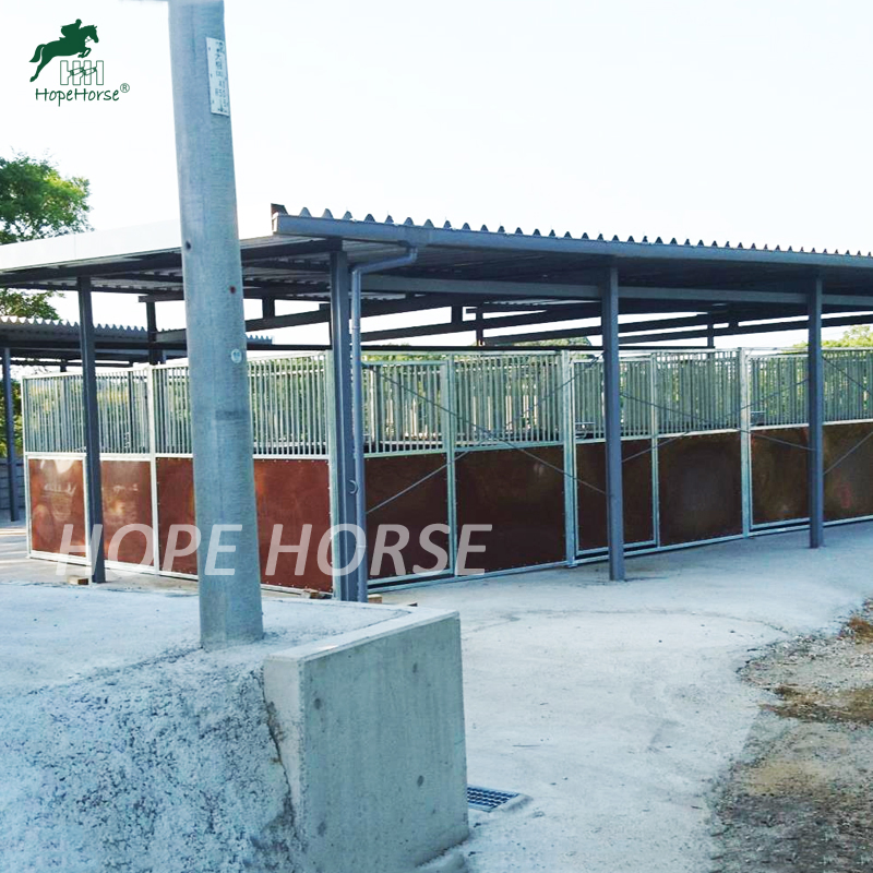 Cheap Portable Outdoor Racing Stall Products Equestrian Fronts Horse Stable Equipment