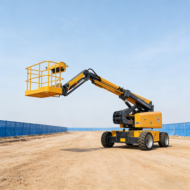 Self-Propelled Compact Aerial Work Platform for Urban Construction