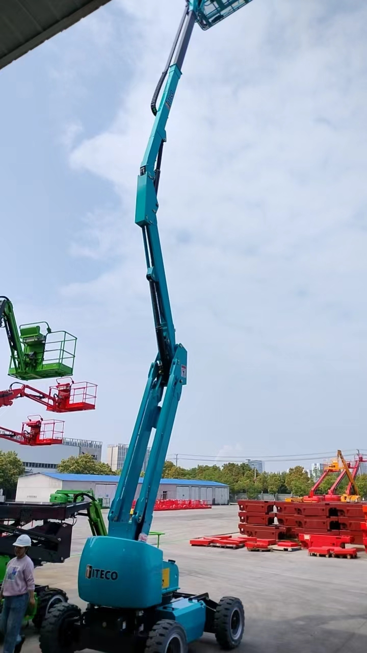 14m 16m 18m 20m 22m Electric Lifting Equipment Self-Propelled Cherry Picker Aerial Work Platform Articulated Boom Man Lift with CE