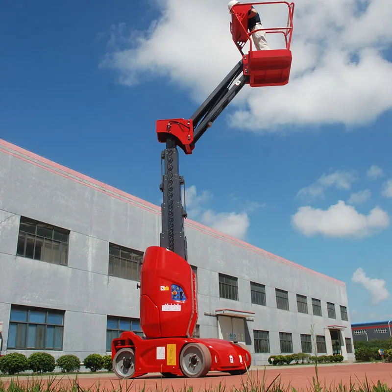 Mast Boom Lift Operation