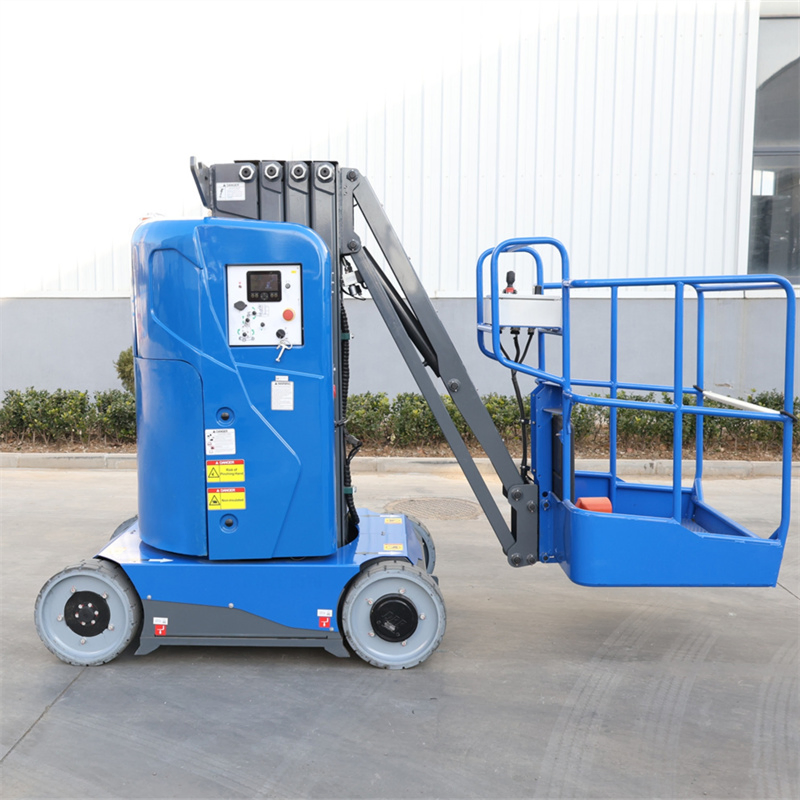 Push Around Single Mast Lift for Low Level Access Tasks