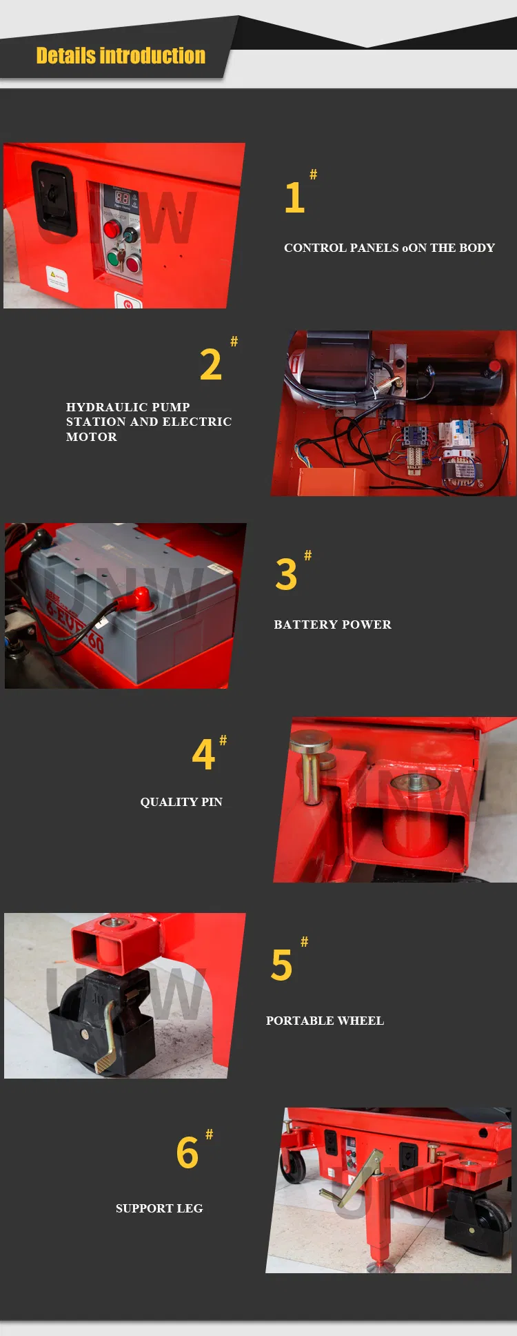 Mini Scissor Lift Detail 3