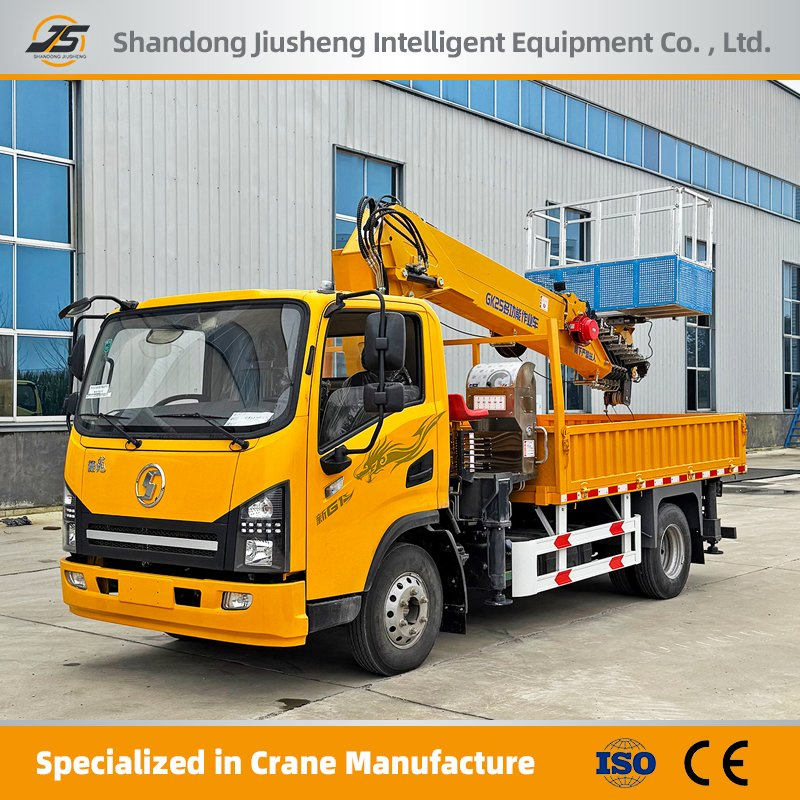 Outdoor Aerial Work Platform with 400kg Capacity Diesel-Powered High-Altitude Operation Truck