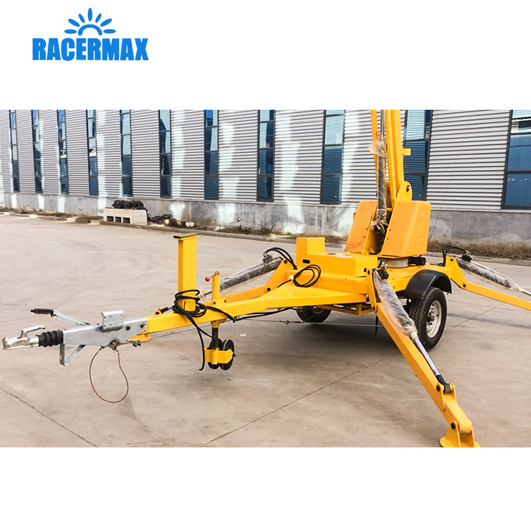 18m Height Trailer Mounted Articulated Boom Lift of High Quality Durable in Use