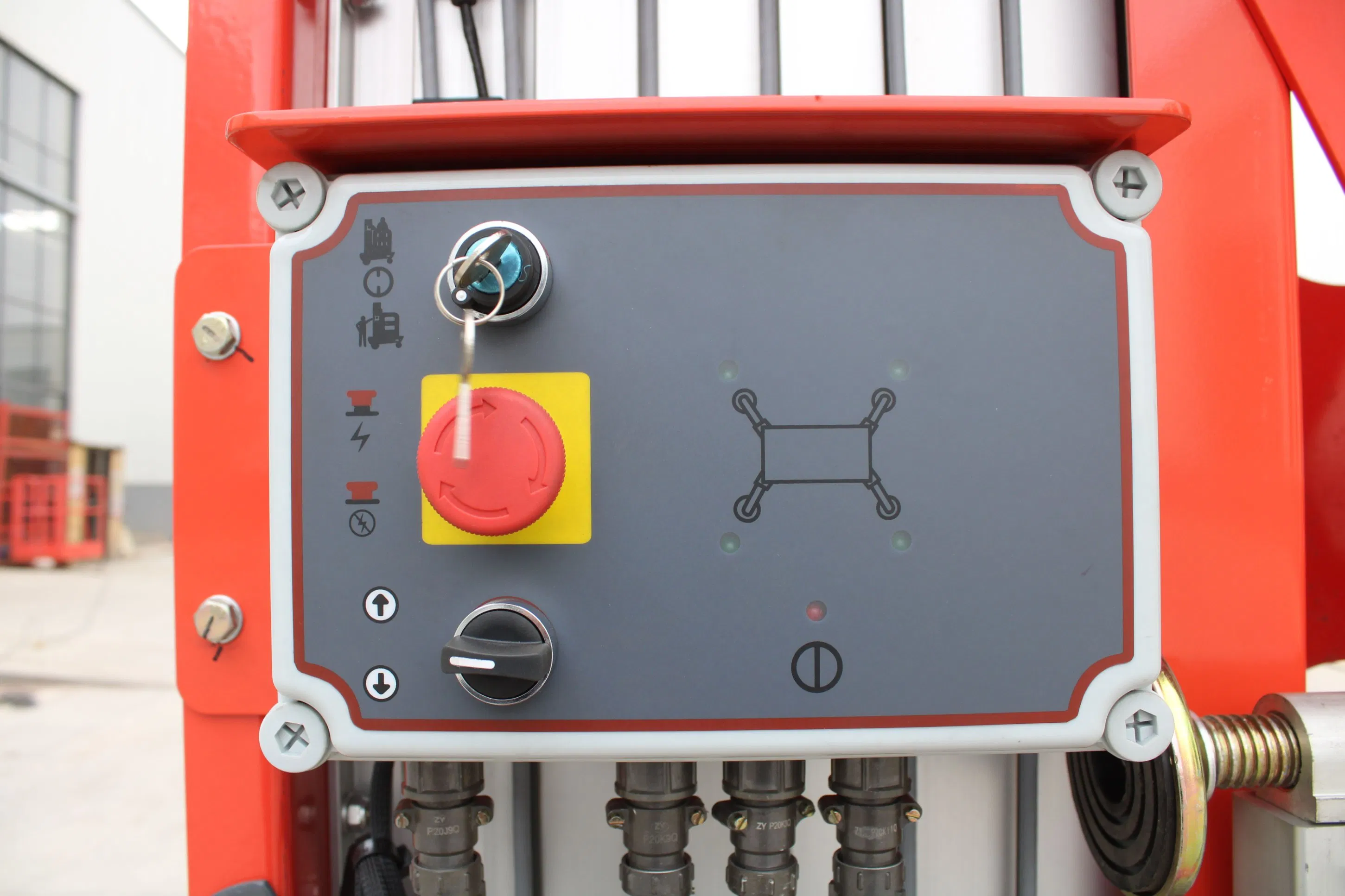 CE Approved 6m-16m Gtwy2 Series Double Mast Portable Vertical Hydraulic Ladder Aluminum Alloy Mast Electric Man Lift Towable Telescopic Boom Lift Gtwy