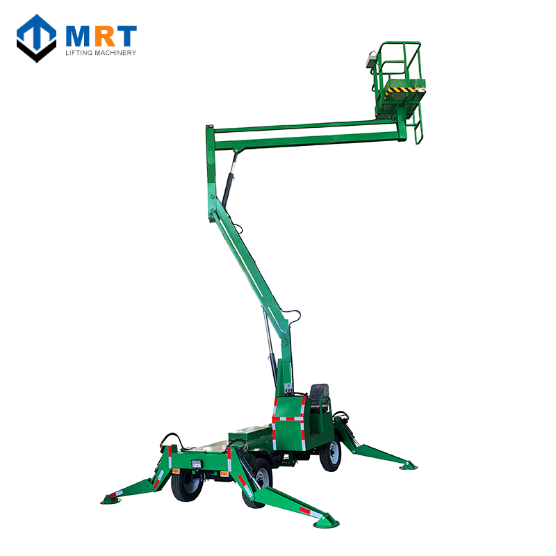10m/12m/14m Hydraulic Self Propelled Boom Lift Articulating Portable Boom Lift Price