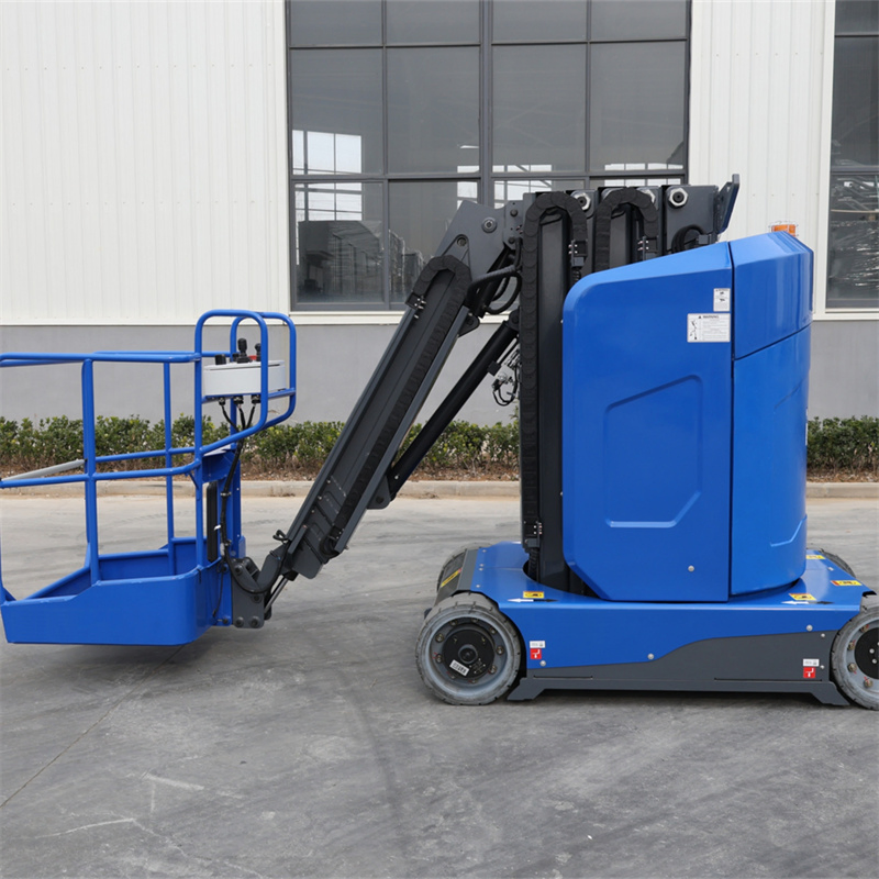 Push Around Single Mast Lift for Low Level Access Tasks