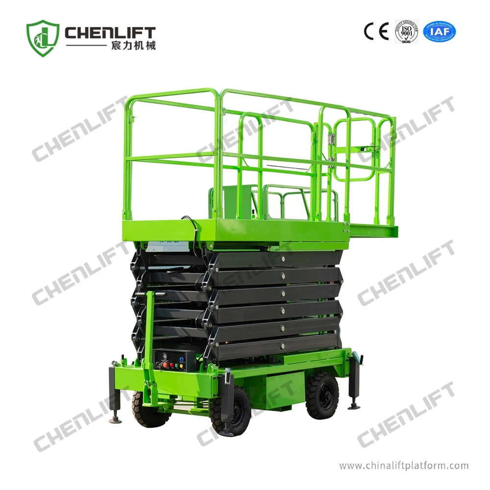 16m Manual Pushing Mobile Elevated Work Platform