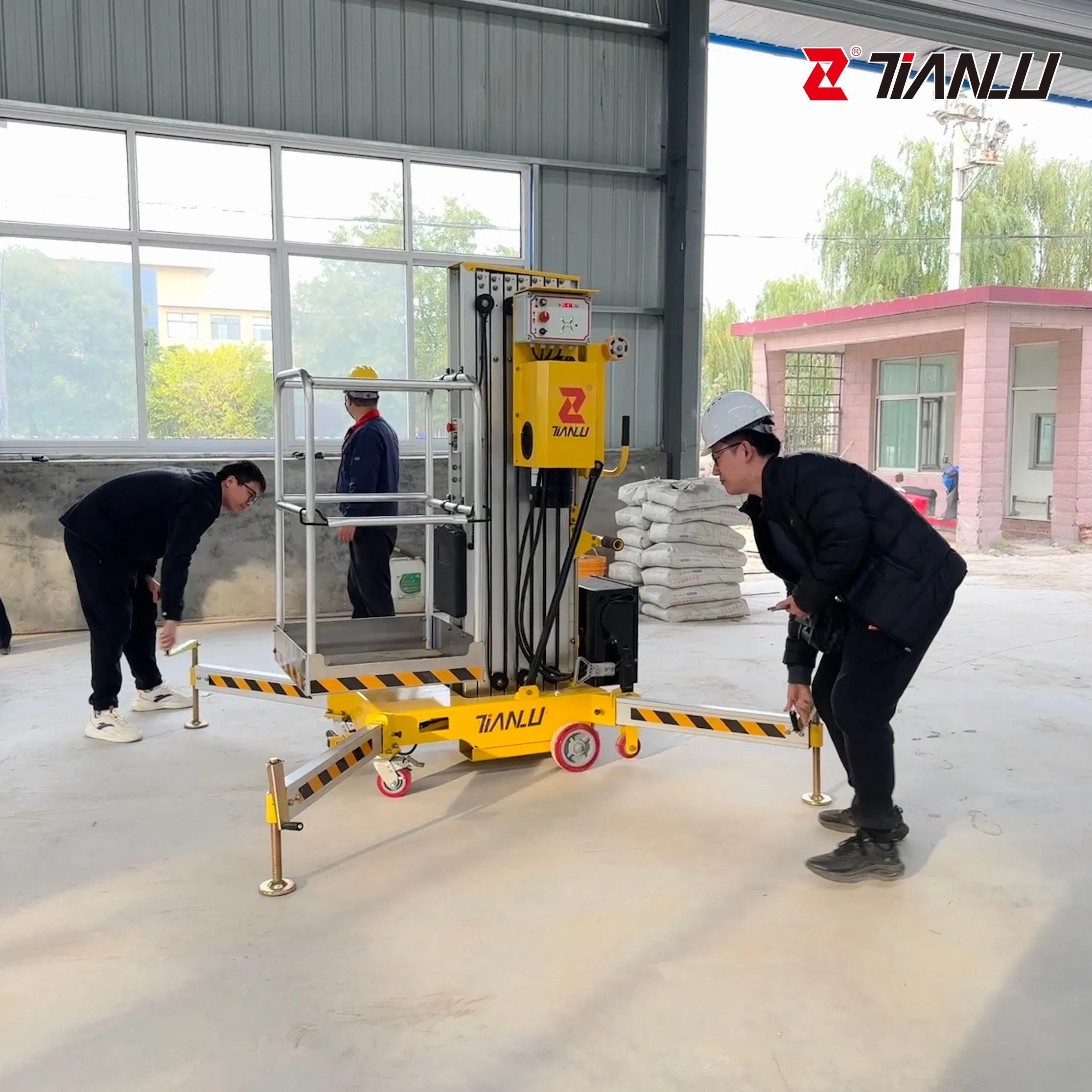 6m Aerial Work Platform with Compact Mast Design