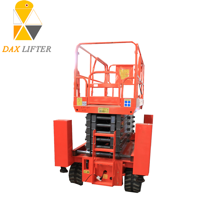 Good Standard Rough Terrain Crawler Type Scissor Lift Table for Construction