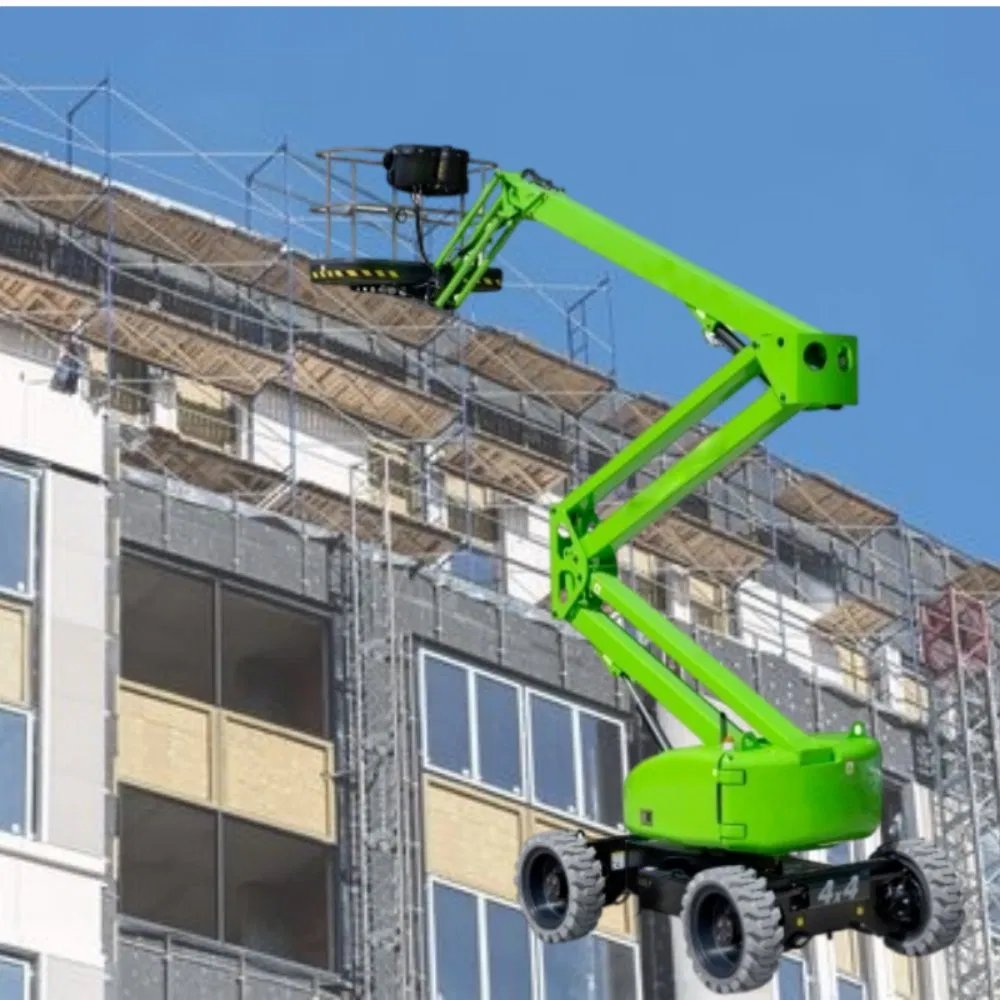 16m/230kg Self-Propelled Aerial Work Man Lift Trailer Mounted Electric Articulating Boom Lifts Platform for Sales